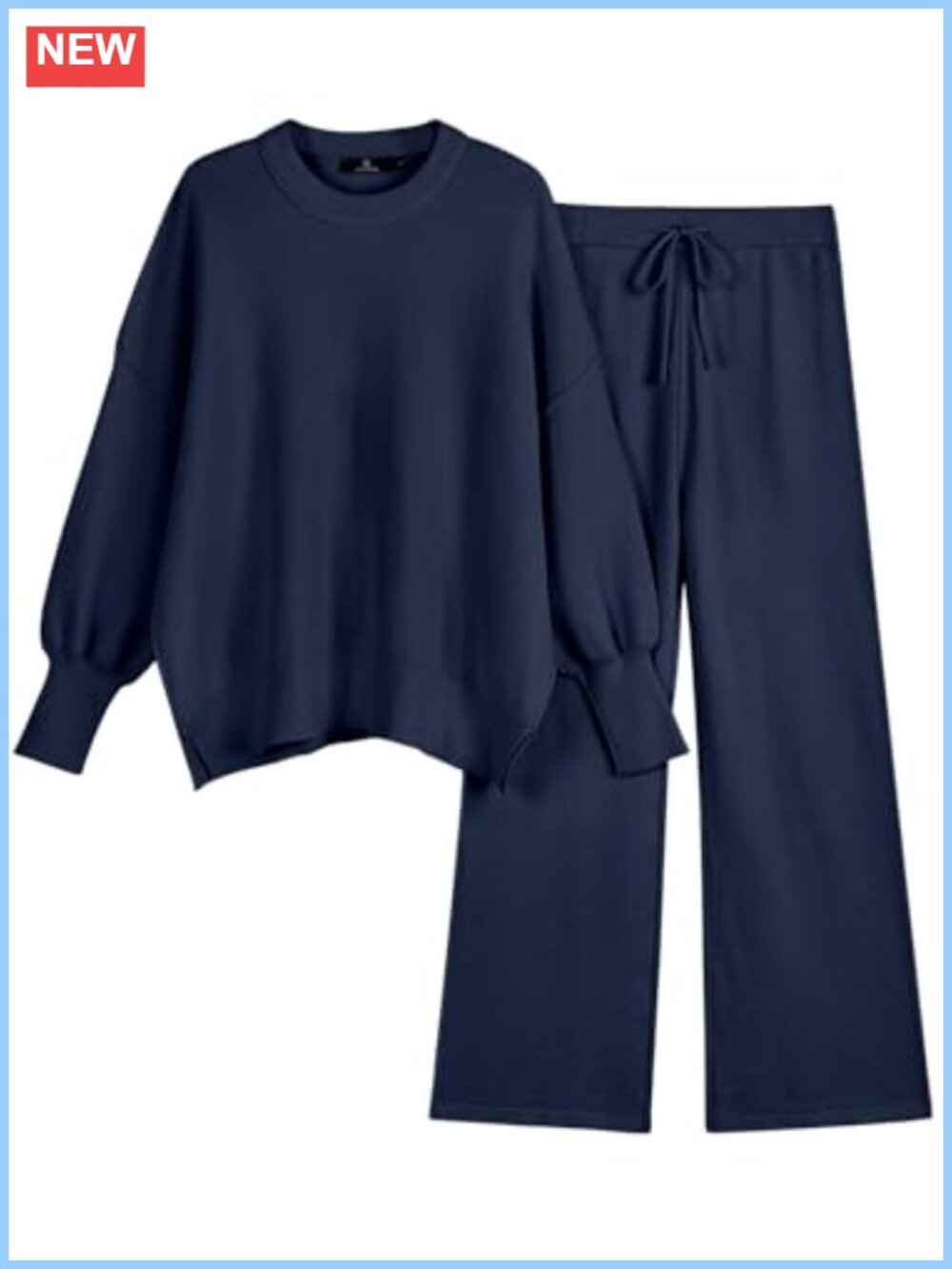 2 Piece Lounge Sweater Sets for Women Oversized Knit